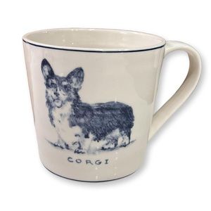 Anthropologie Molly Hatch Icon Corgi Mug